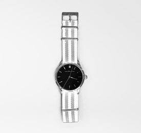 Men's Easy Reader Silver Watch